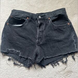 Levi’s Black 501 Shorts